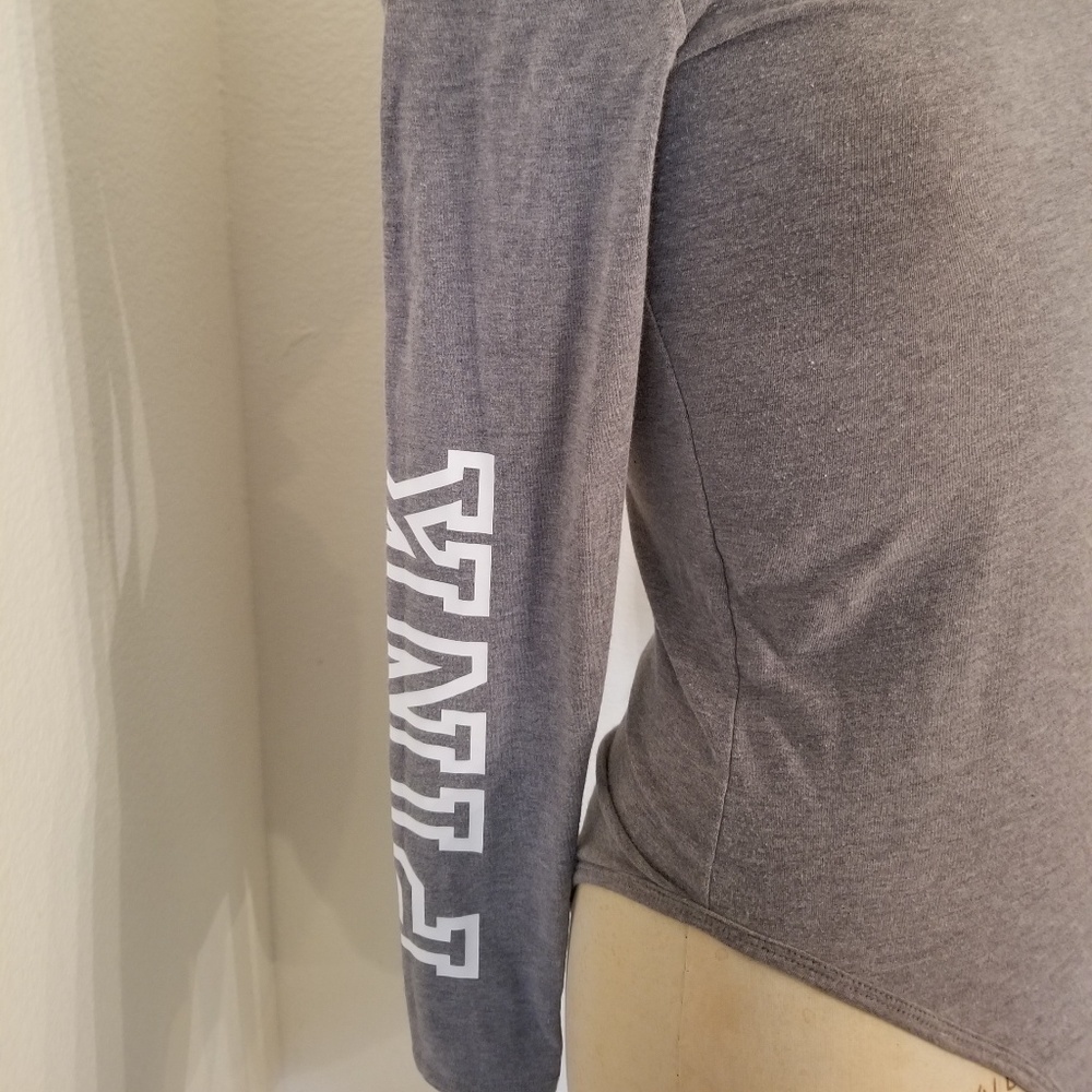 Victoria's Secret Pink Bodysuit Sz XS Gray - Picture 2 of 4
